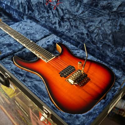 ESP USA M-I NTB FR 3-Tone Sunburst/Koa top 6-String Electric Guitar w/ Hard Case (2024) image 2