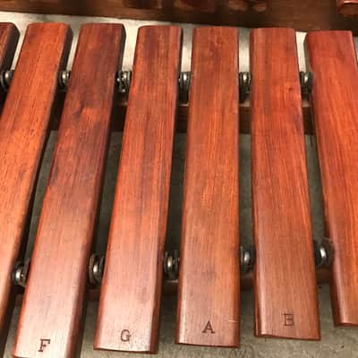 Deagan Marimba bars Rosewood #352  1920's-30's image 2