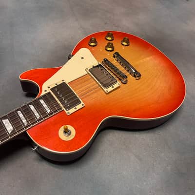 2024 Gibson Les Paul Standard 50's Plain Top Limited Edition Washed Cherry Sunburst image 11