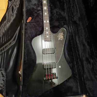 Gibson Nikki Sixx Signature Blackbird Bass 2001 Flat Black image 4