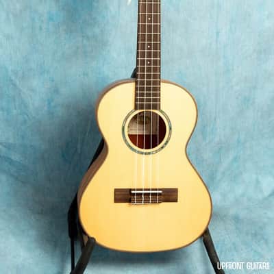USED Kala KA-FMT Solid Spruce Spalted Maple Tenor Ukulele w/HSC image 4
