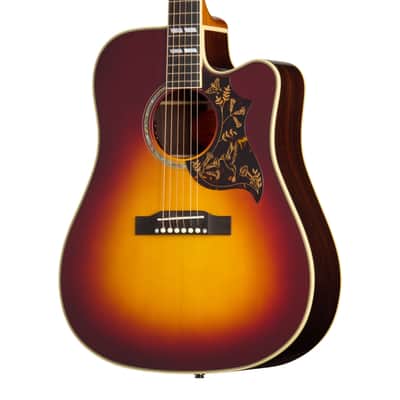 Epiphone Hummingbird Deluxe EC Autumn Burst - Acoustic Guitar image 3