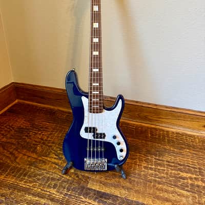 Kiesel Mahogany PB5 5-String PJ Bass 2021 Transparent Blue w/ Nordstrand Pickups image 2