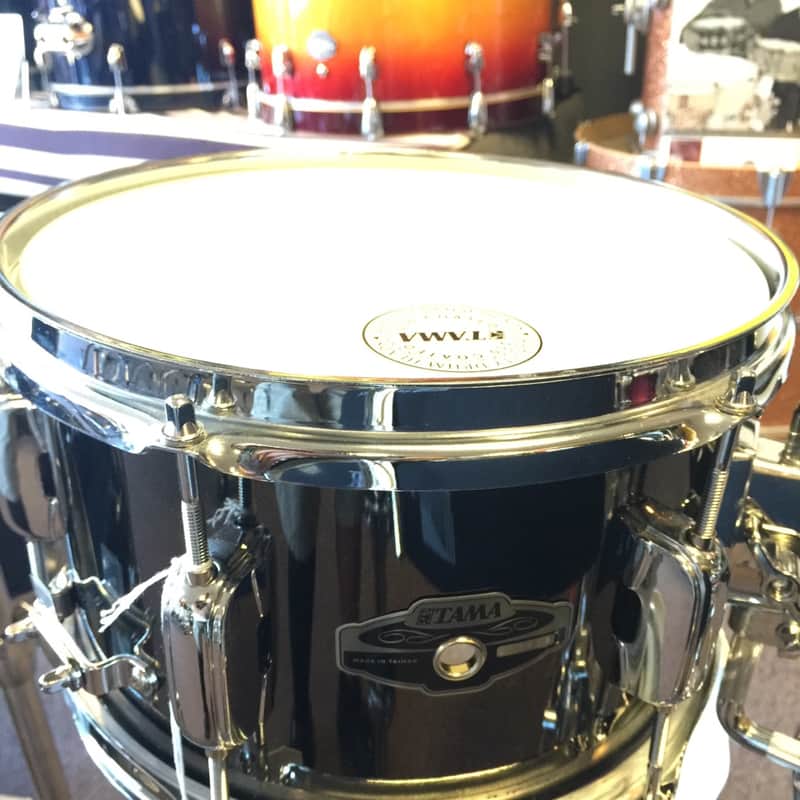 Tama 10X6.5 Steel Soprano Snare Black Nickle image 1