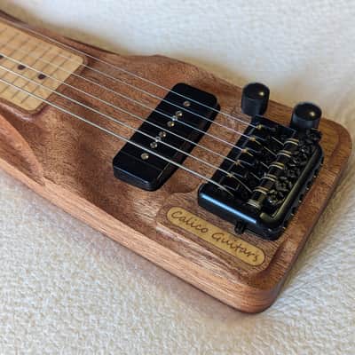 Mini Travel Headless Lap Steel Guitar – Mahogany & Maple, P90 Pickup, Gig Bag image 5