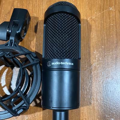 Audio-Technica AT2035 Large Diaphragm Cardioid Condenser Microphone 2010s - Black image 3