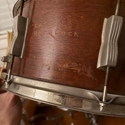 WFL / Ludwig 6.5x14 (8-Lug) Auditorium Snare Drum - Mahogany Lacquer image 13