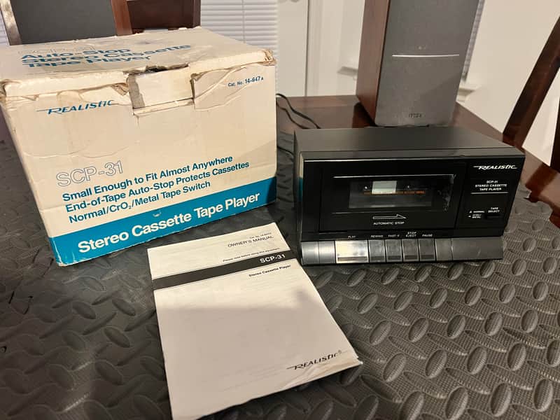 Realistic SCT-31 Stereo Cassette Deck With Box image 1