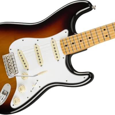 Fender Jimi Hendrix Stratocaster Electric Guitar Maple FB, 3-Color Sunburst image 16