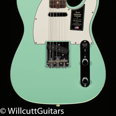 Fender American Vintage II 1963 Telecaster Rosewood Fingerboard Surf Green (305) image 3