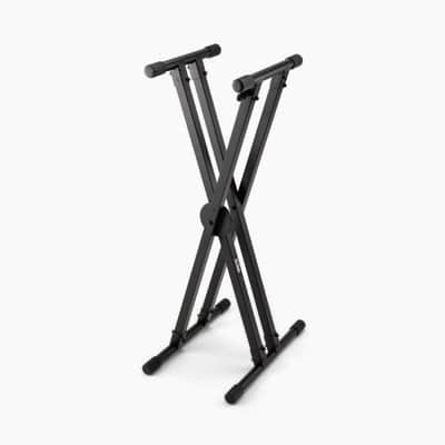 On-Stage KS8291XX ERGO-LOK Double-X Keyboard Stand with Lok-Tight Construction image 1