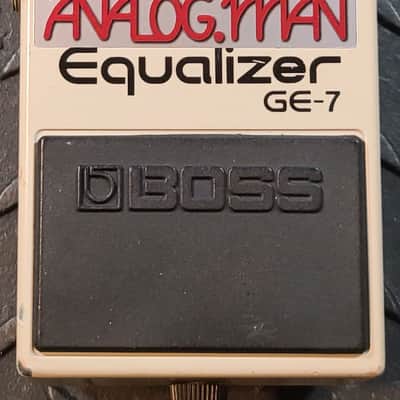 Analogman Boss GE-7 Graphic Equalizer Pro Mod EQ Japan Black Label Vintage Converted 9vDC PSA MIJ image 2