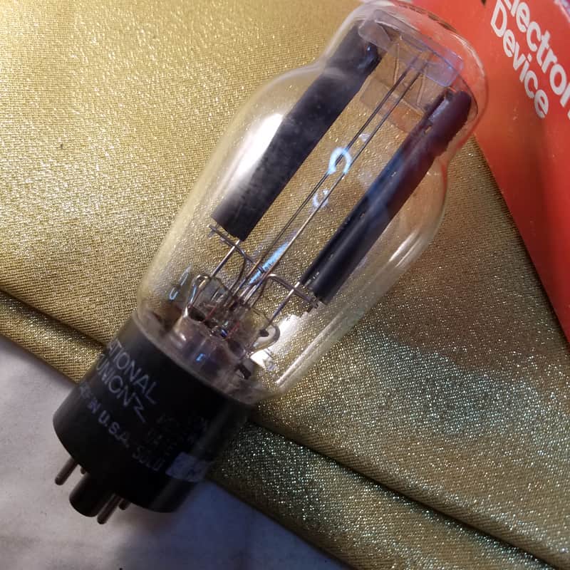 NU National Union 5U4G AT1000 TESTED Vacuum Tube hanging filament rectifier 1936-1942 image 1