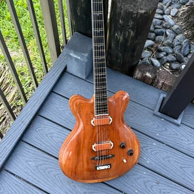 Jesselli Compact Art Nouveau Tiered Hollow-body 1995 - fabulous & ultra rare 1-off is one of Keith Richards Faves ! image 2