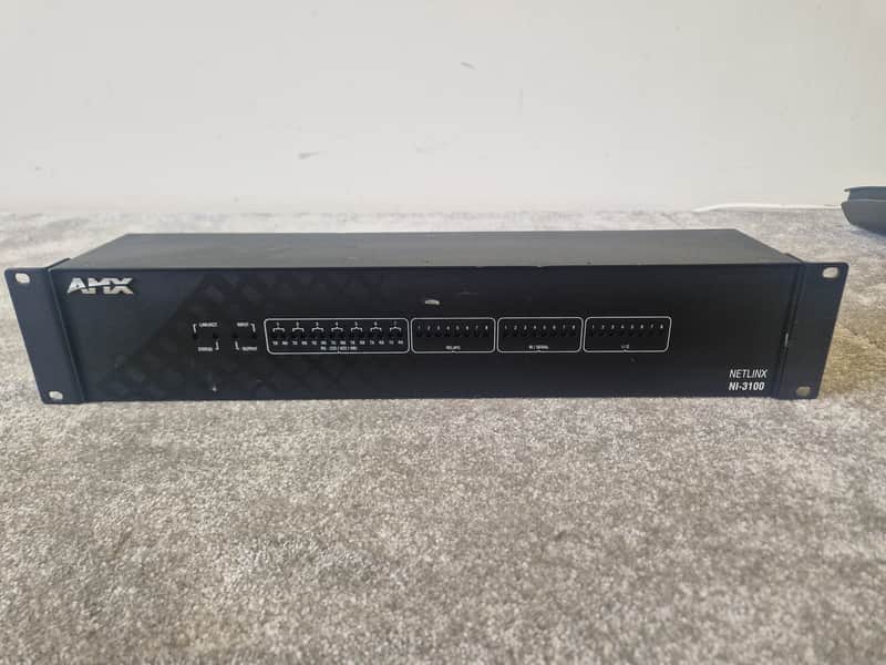 AMX NI-3100 NetLinx Integrated Controller – RS-232/IR/Relay I/O, Ethernet, Rackmount - Good image 1