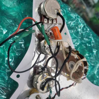 USA Custom Guitar Parts Caster S-Style Satin Sea Foam Green W/Case image 17
