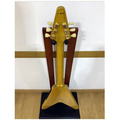 Gibson 58 Korina Flying V White Pickguard VOS image 7