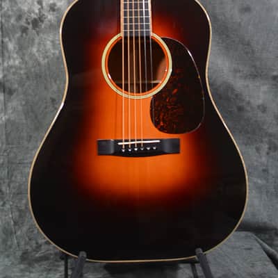 Huss & Dalton DS Custom 14 Fret Adirondack Red Spruce & Mahogany Dreadnought Acoustic Electric Sunburst w Case & FAST Shipping image 2