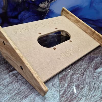 Ableton Push 3 Stand – Solid Oak Wood Synth Stand – 25° Angled Desktop Stand – Handmade Studio Gear Accessory image 8