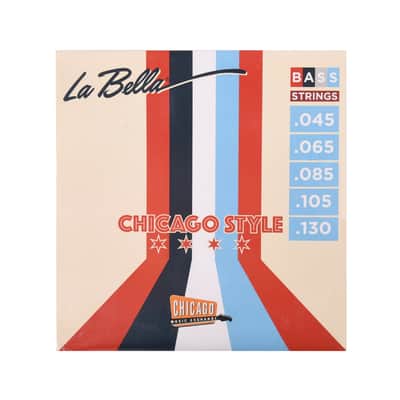 La Bella "Chicago Style" Pure Nickel Bass Strings 5-String 45-130 (CME Exclusive) image 1