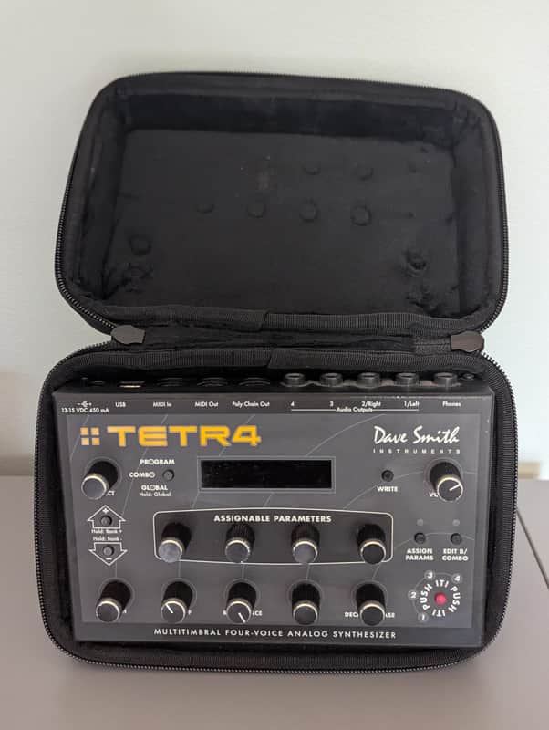 Dave Smith Instruments (DSI) Tetra Desktop 4-Voice multitimbral analog synthesizer image 1
