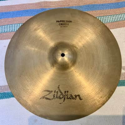 Zildjian Zildjian 16’’ paper thin crash cymbal 1996 image 1