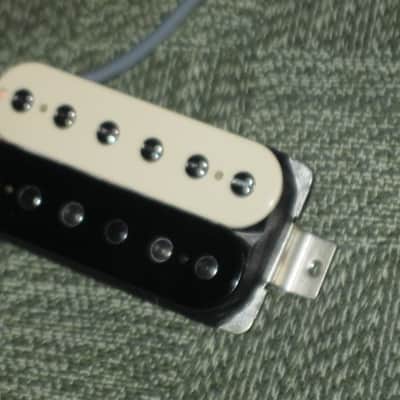 ONE new old stock very near A+ Epiphone ACPNHZCB-4 Alnico Classic Pro Bridge Humbucker, Zebra, 8.1k - Alnico V, solder connection, 4 conductor + screws & springs (from 2023) part of Epiphone's Pro Series Line of Humbuckers (which is called ProBUCKER) image 10