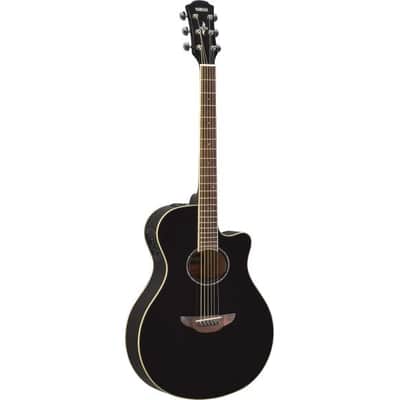 Yamaha APX600 Thinline Cutaway Acoustic-electric Guitar - Black image 2