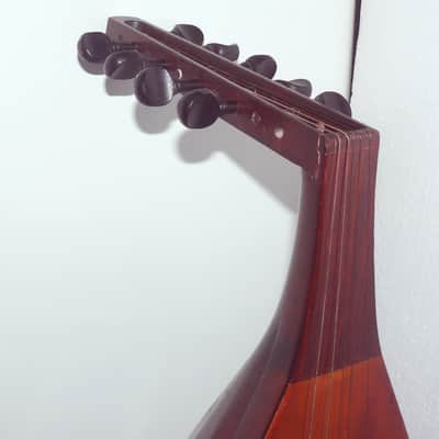 Old Vintage Antique COBZA , KOBOZ ROMANIAN LUTE small OUD image 9
