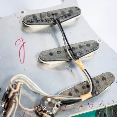 1965 Fender Stratocaster Surf Green Owned by Brian Setzer image 9