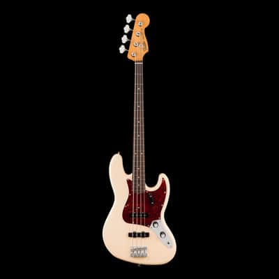 Fender Vintera III Early '60s Jazz Bass Olympic White with Gig Bag image 2