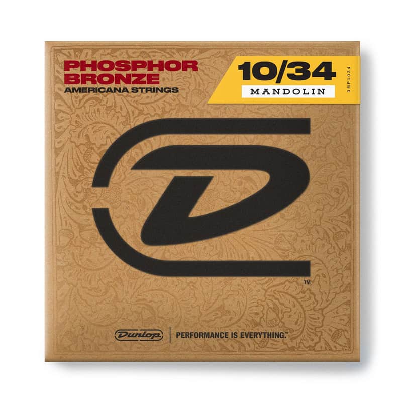 Jim Dunlop Phosphor Bronze 10-34 Mandolin Strings image 1