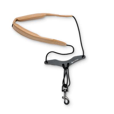 Protec SAXOPHONE NECK STRAP, LEATHERETTE, LESS-STRESS, 24" image 1