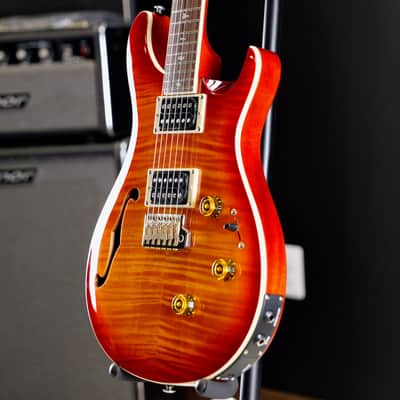 PRS SE Custom 24 Semi-Hollow Piezo Vintage Sunburst image 3