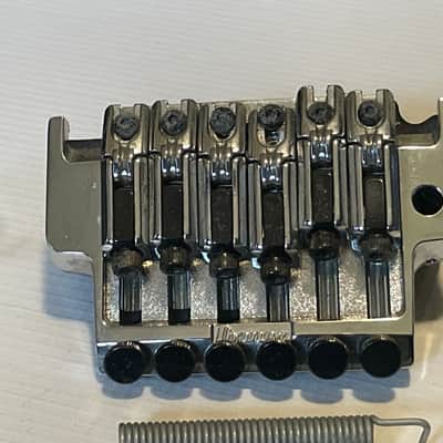 2000's Korean Ibanez RG Series Edge Pro II Chrome Floyd Rose Tremolo Bridge & Arm image 5