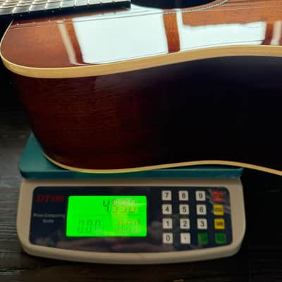 Godin Century Maho Acoustic-Electric Guitar - Rustic Burst w/Bag image 9