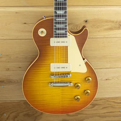Gibson Custom M2M 1956 Les Paul Standard VOS Handpicked Top, Royal Tea Burst Top #8 64278 image 3