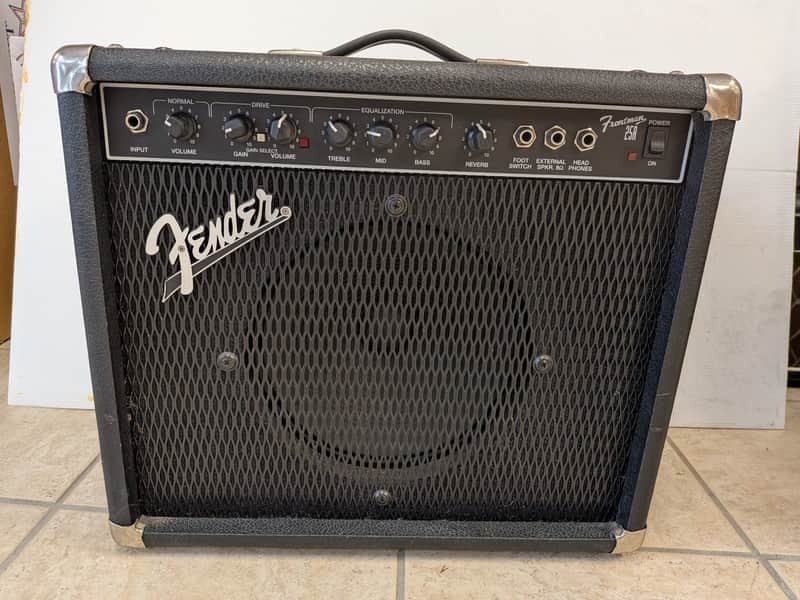 Fender Frontman 25R Series II 2-Channel 25-Watt 1x10" Guitar Practice Amp with Reverb 2002 - 2013 - Black image 1