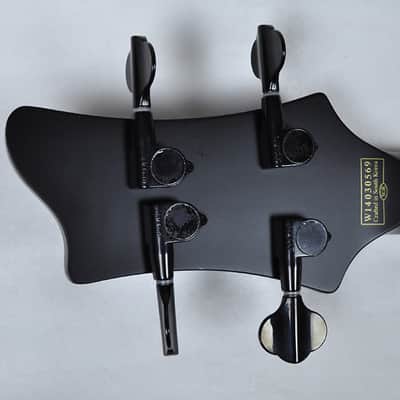 Schecter Signature Sam Bettley Stiletto Electric Bass in Satin Black with Red! With Free Hardcase! image 13