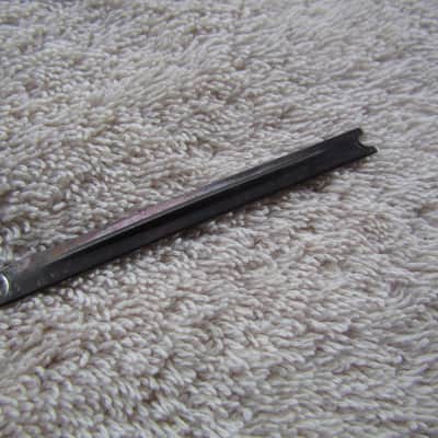 Gibson Adjustable Bridge Saddle Metal Support Strip 1950's Era Gibson Bridge Saddle Metal Strip Vintage Part image 3