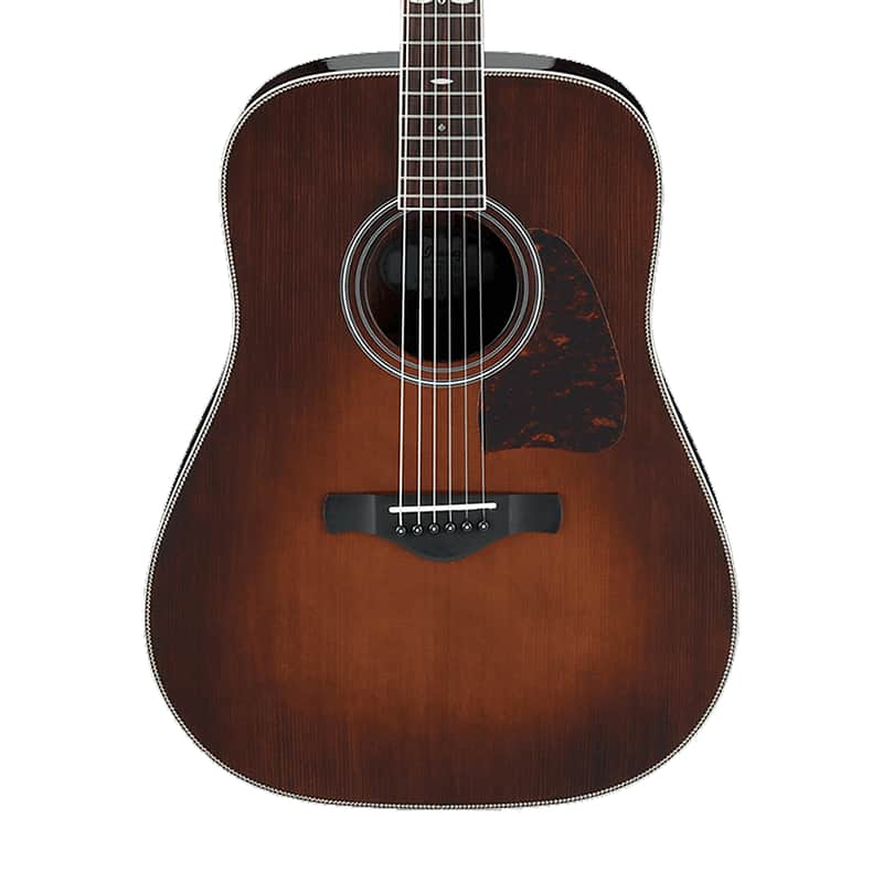 Ibanez AVD10 BVS Artwood Vintage Series Dreadnought Acoustic Guitar Brown Violin Sunburst image 1