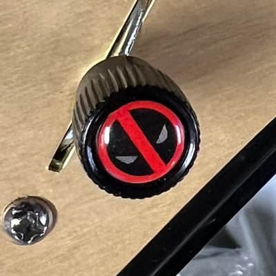 Deadpool Switch tip knob for Blade style switch 3 or 5 way for Fender Strat tele Jackson Ibanez others image 5