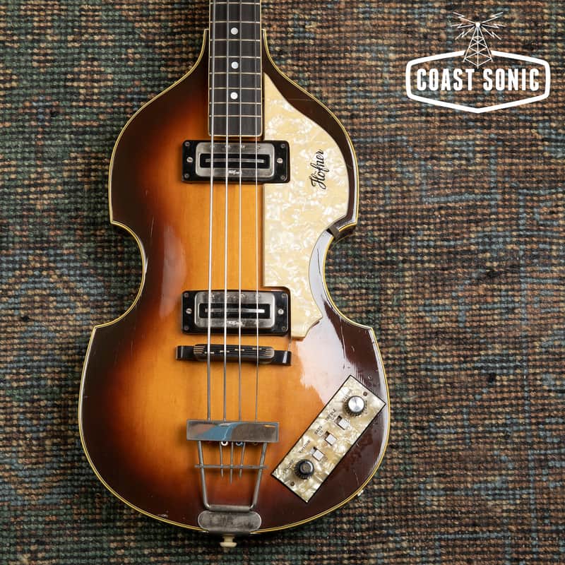 Vintage 1970 Hofner 500/1 Violin Bass Made in Germany Beatle Bass Nitro image 1