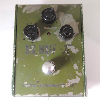 Vintage Electro Harmonix Tall Font Big Muff Pi Fuzz Pedal Made in Russia Sovtek image 1