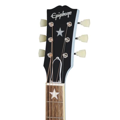 Epiphone J-180 LS Frost Blue - Acoustic Guitar image 5