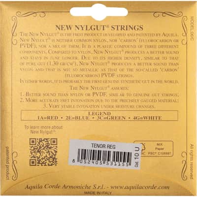 Aquila 10U New Nylgut Ukulele Set, GCEA image 1