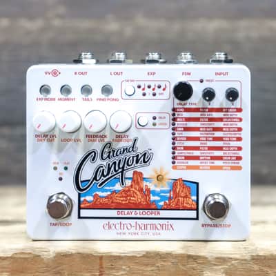 Electro-Harmonix Grand Canyon Delay & Looper 12-Effect Types Guitar Effect Pedal image 1