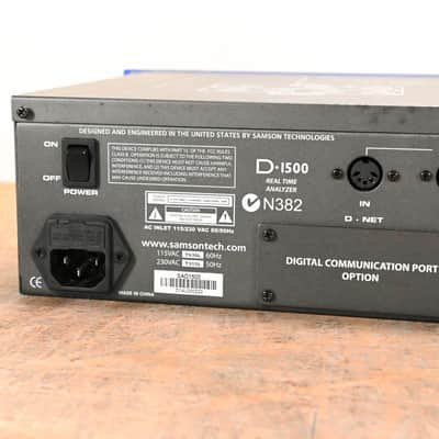 Samson D-1500 Digital Real-Time Analyzer CG01K8P image 10