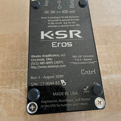 KSR Eros Black Sparkle Overdrive Boost Pedal image 2