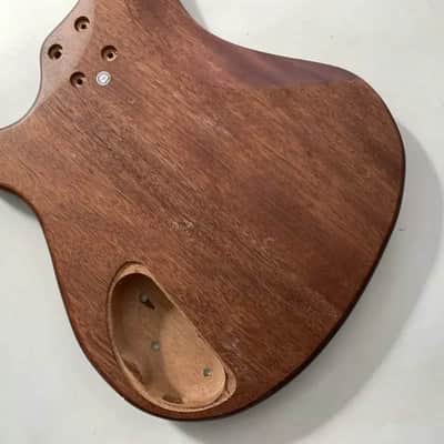 Custom Okoume Wood Bass Guitar Body DIY Project image 4